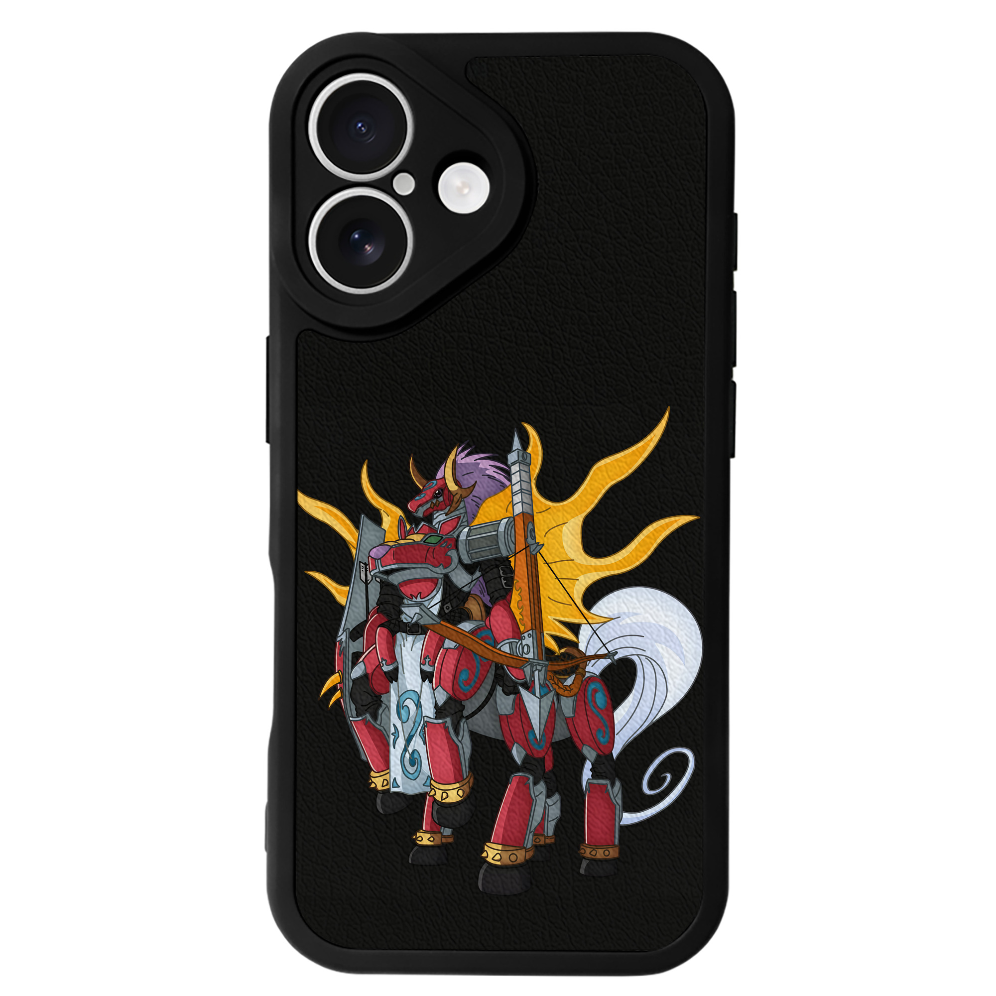 （画像用） Digimon デジタルモンスター/デジモン 【iPhone 16シリーズ対応】シリコンスマホケース（レザー調） 材質：シリコン